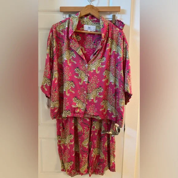 Printfresh Bagheera Satin Wildest Dreams PJ set - Picture 2 of 8